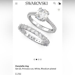 Swarovski Constella Ring Set